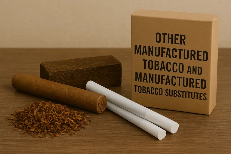 Other manufactured tobacco and manufactured tobacco substitutes